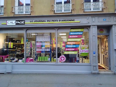 Calipage - LE JOURNAL DU PAYS D'ARGONNE - VOUZIERS, Papeterie à Vouziers
